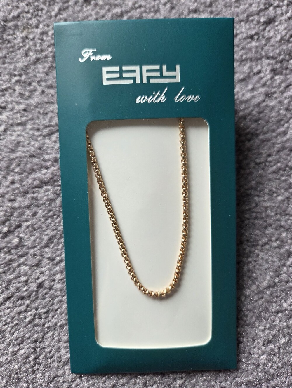 EFFY Gold-Tone Box Chain Necklace
